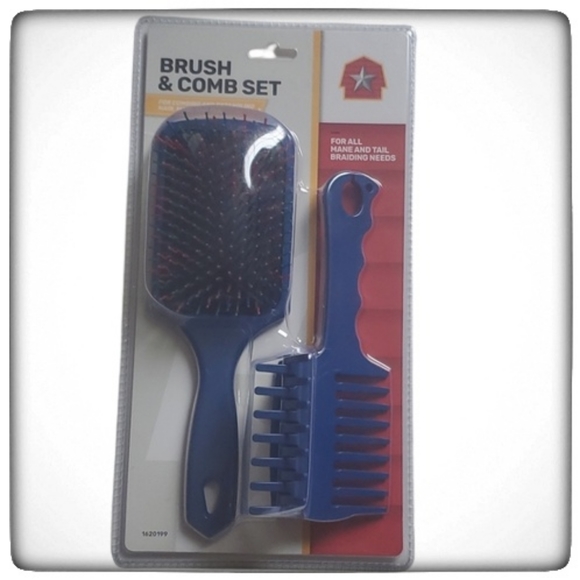 Tractor Supply Equine Grooming Brush/Comb Set - Picture 1 of 7